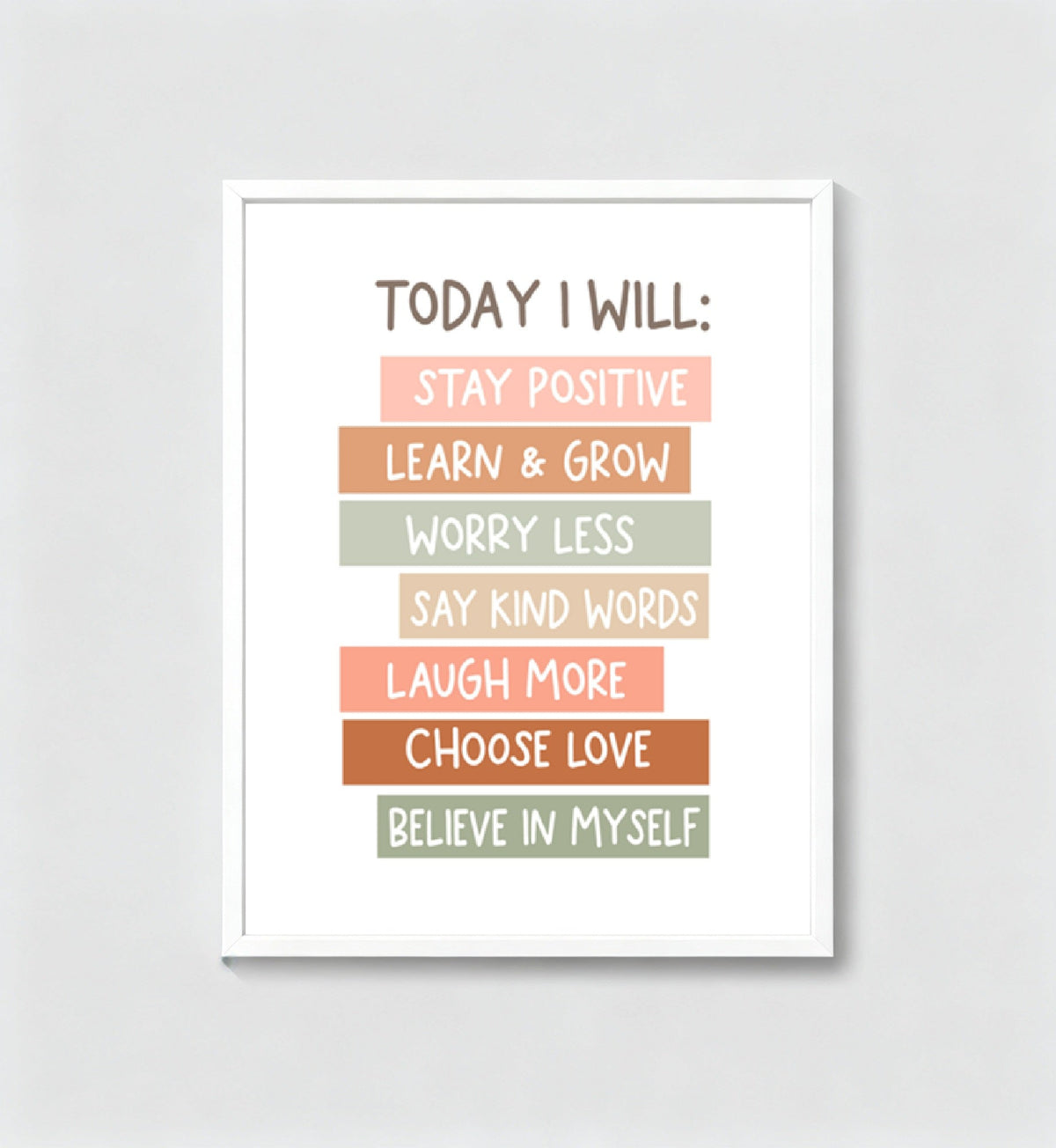 Today I Will