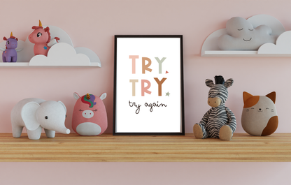Try, Try and Try Again