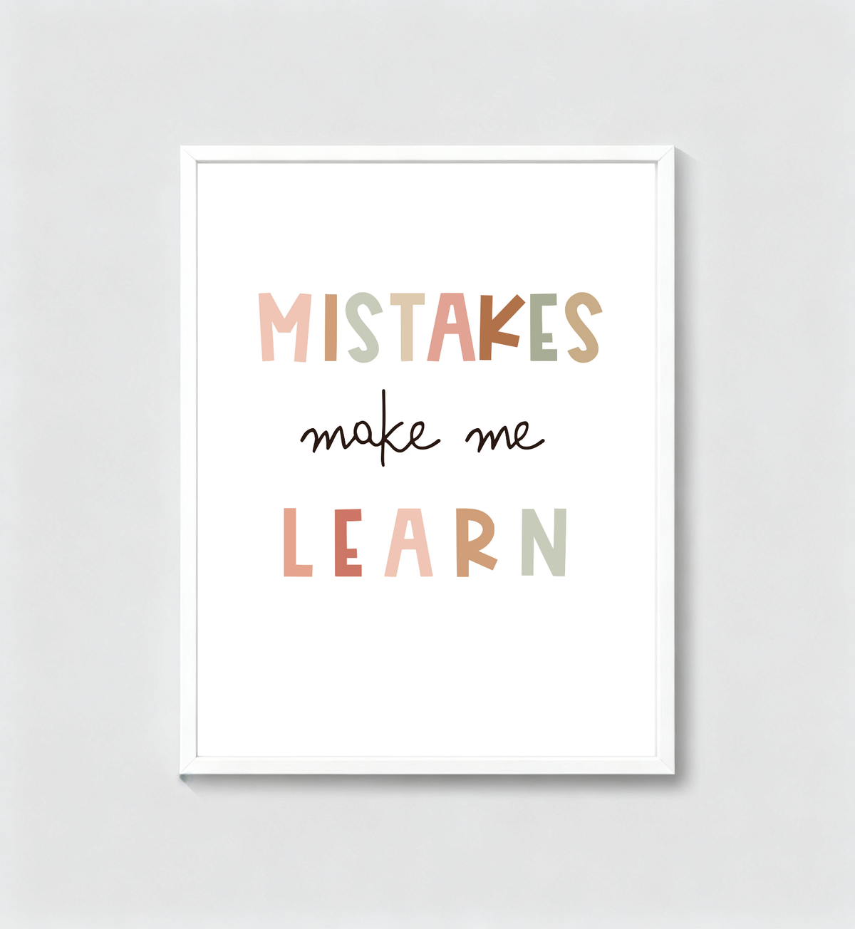 Mistakes Make Me Learn