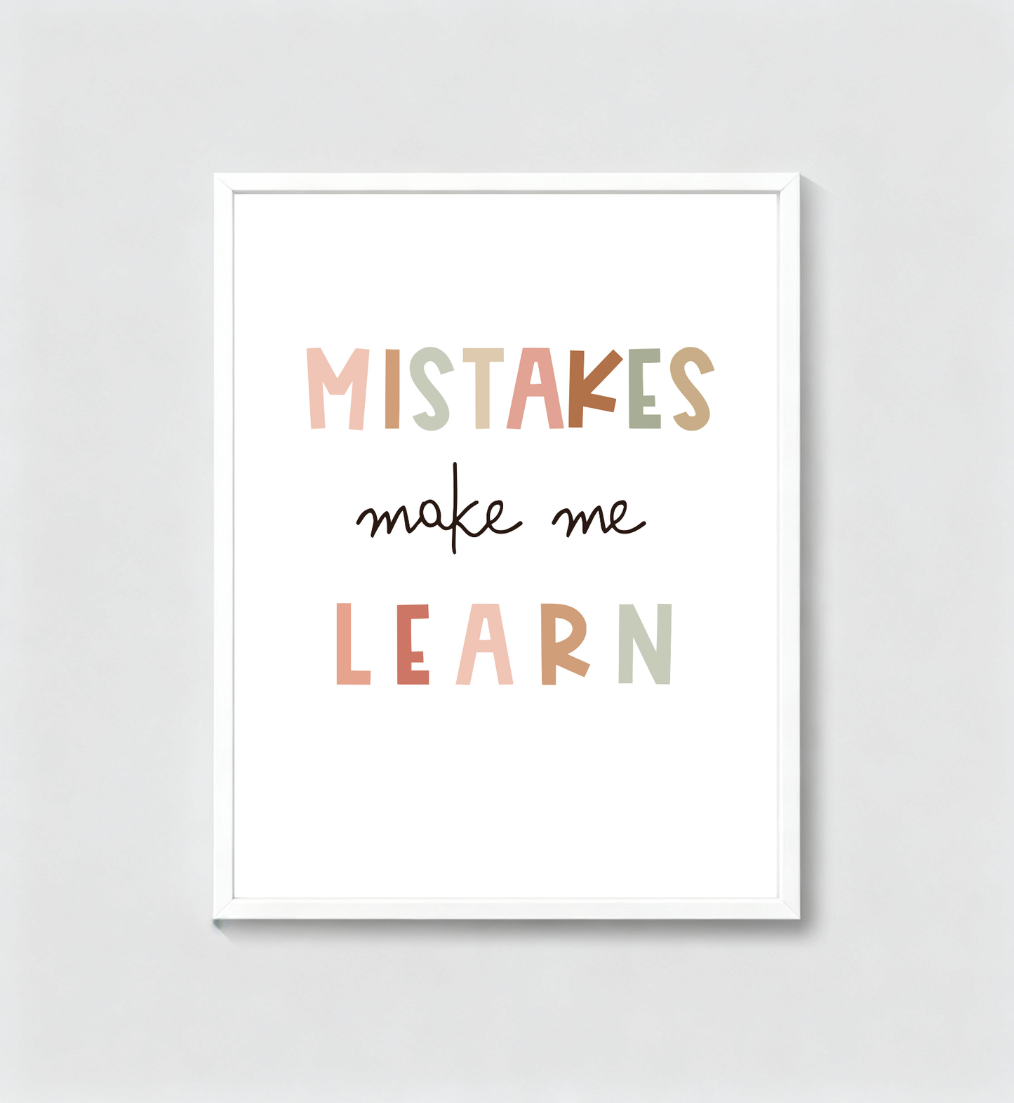 Mistakes Make Me Learn
