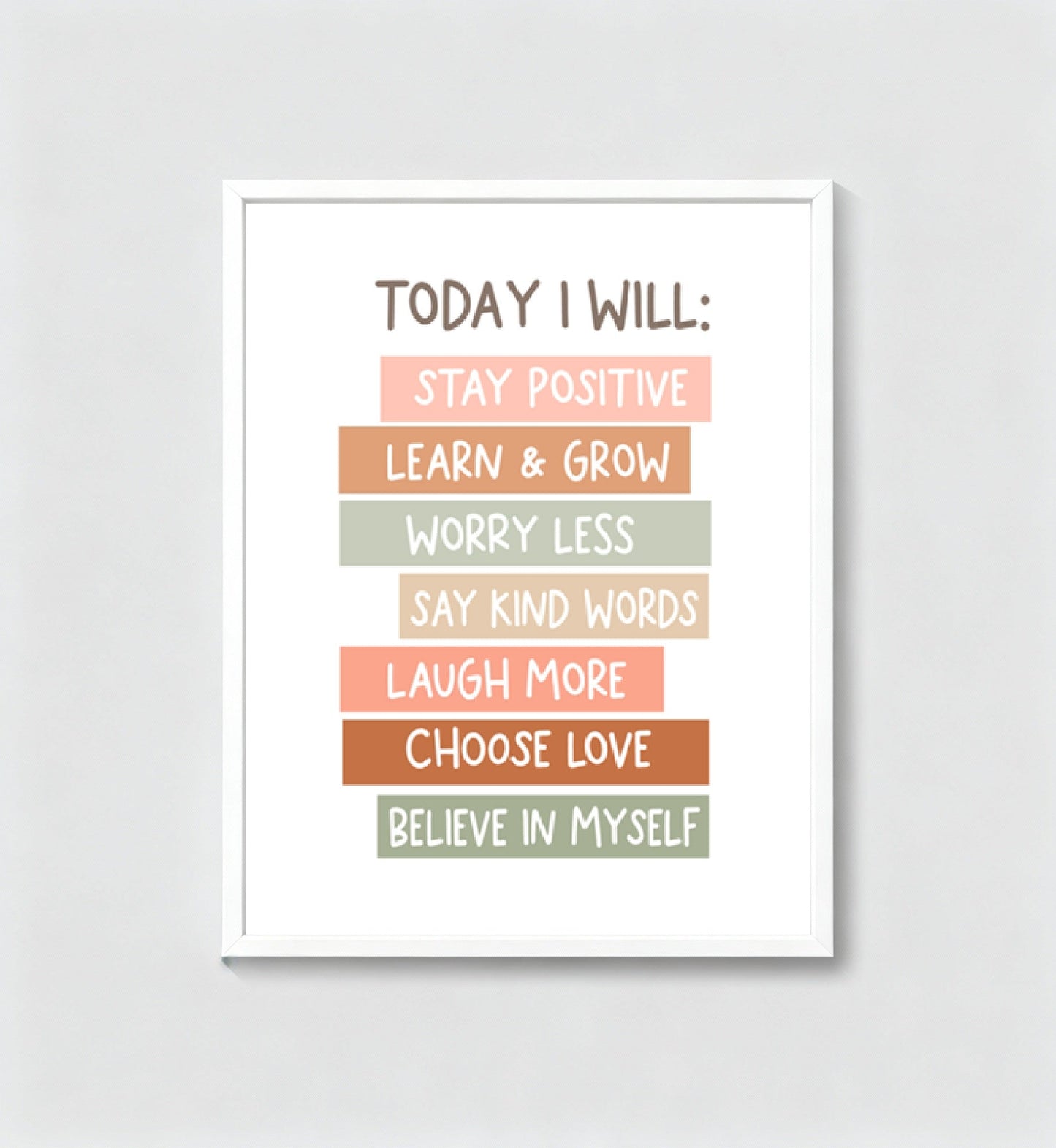 Today I Will
