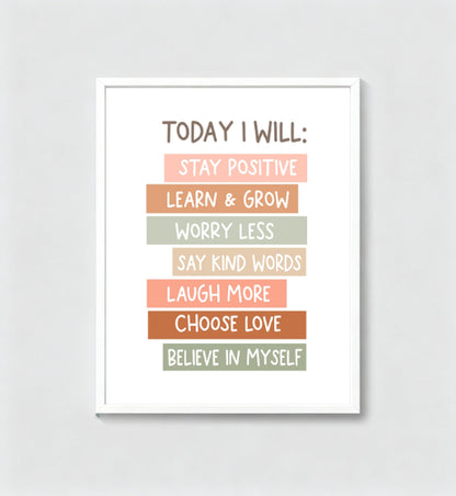 Today I Will