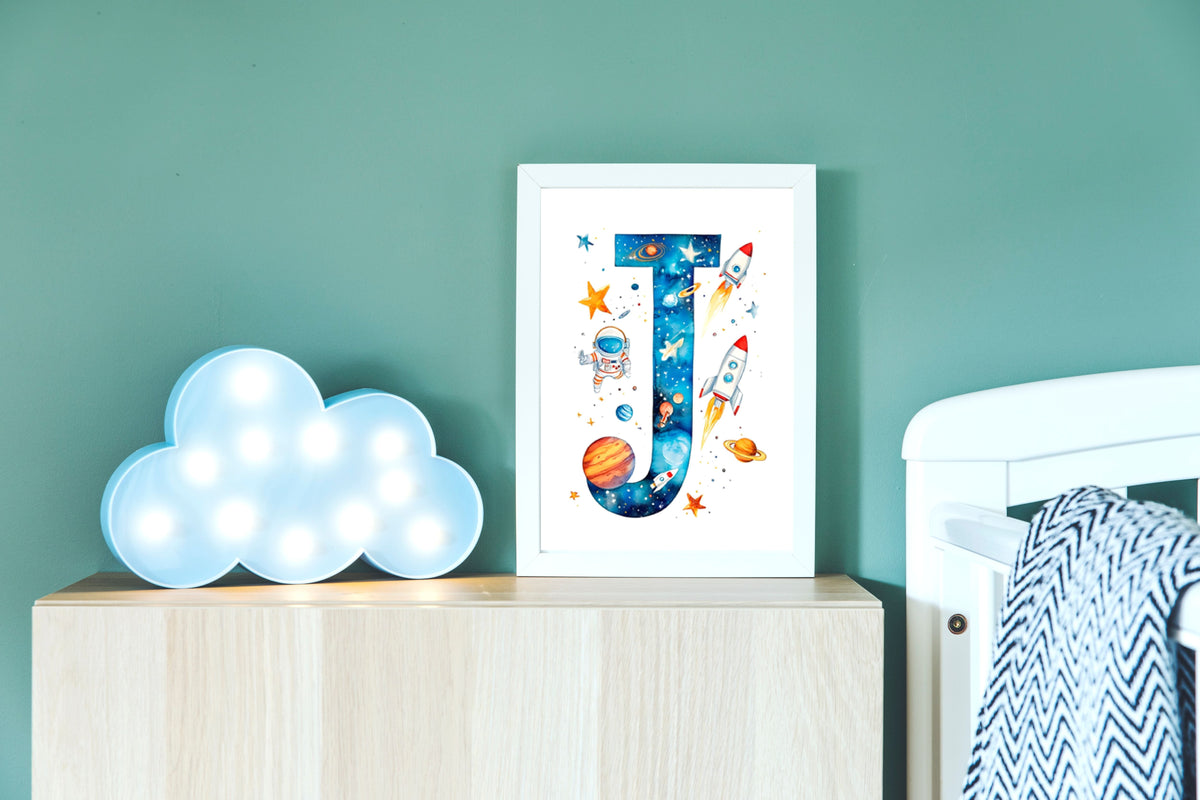 Space Alphabet - J