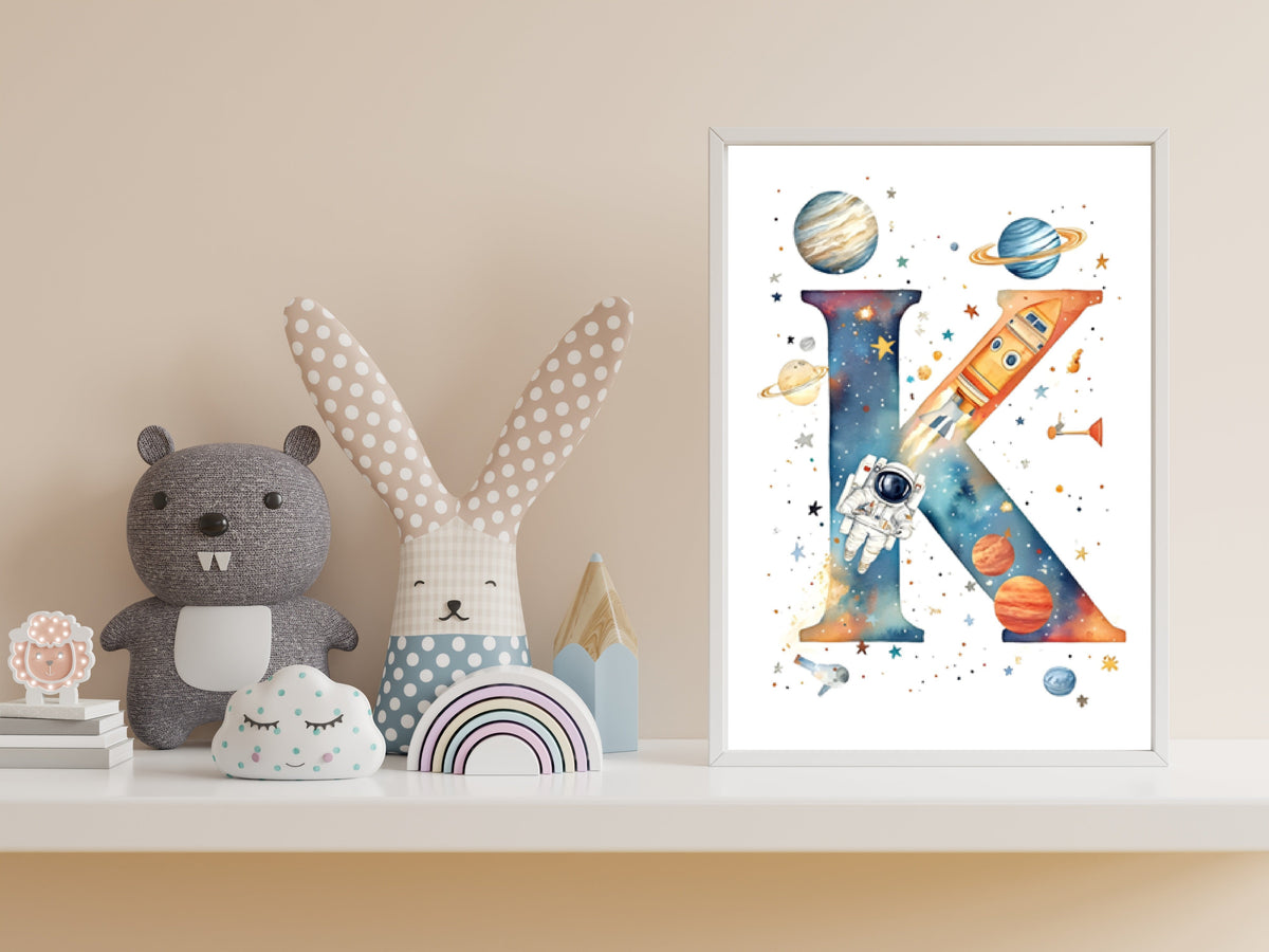 Space Alphabet - K