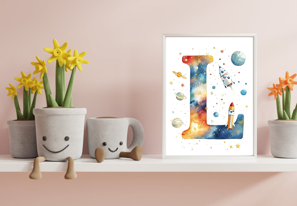 Space Alphabet - L