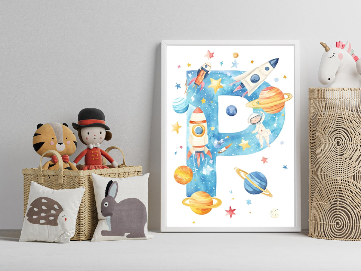 Space Alphabet - P