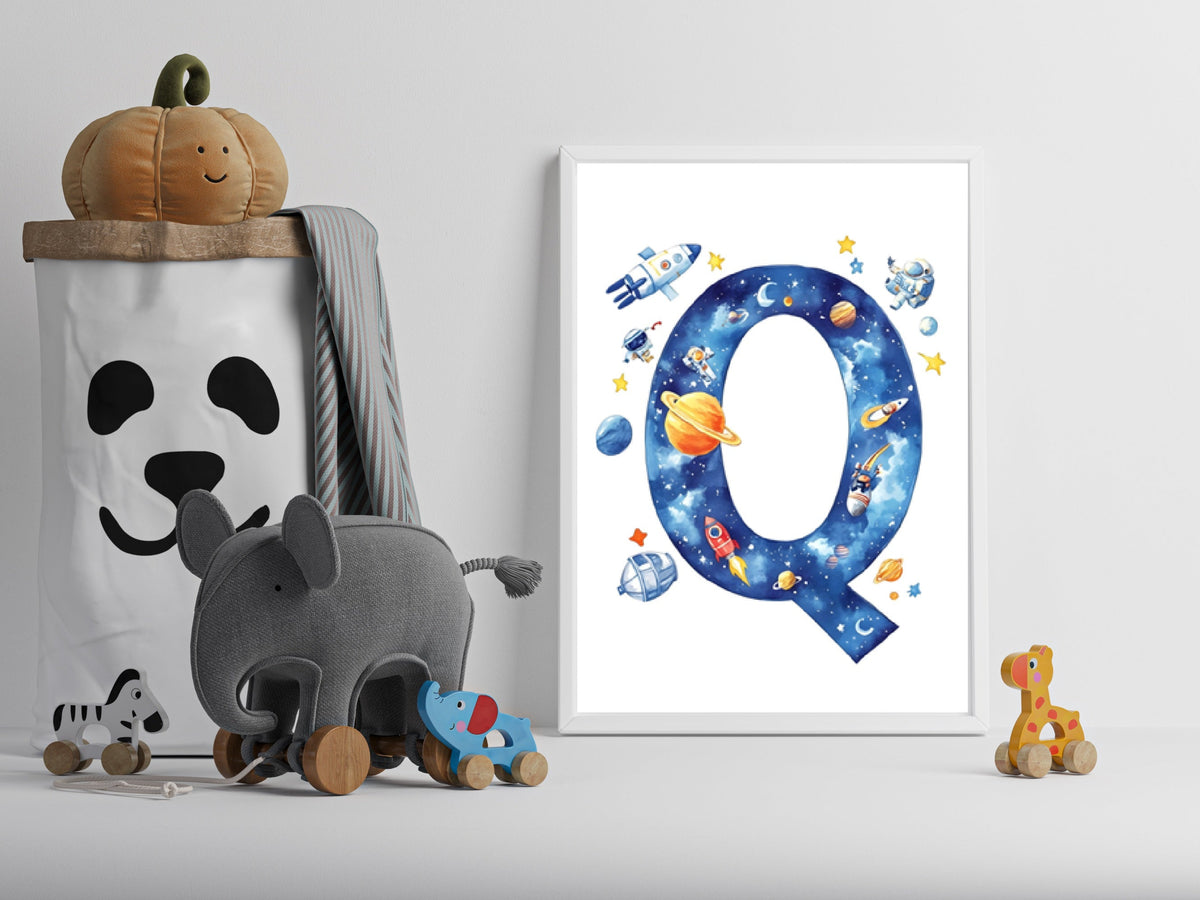 Space Alphabet - Q