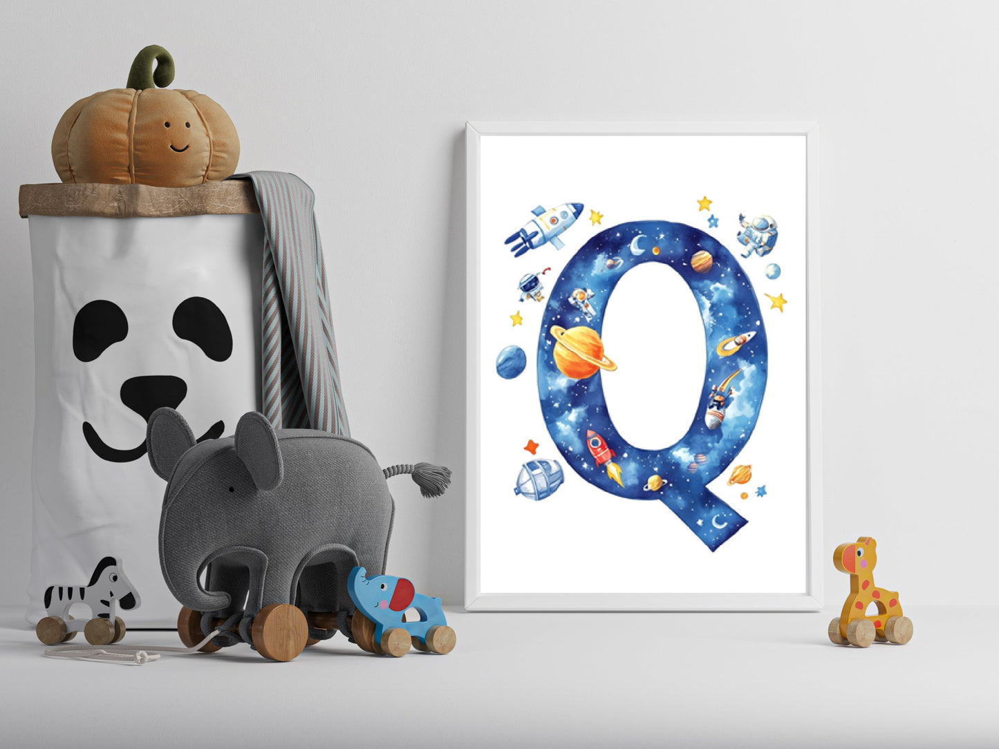Space Alphabet - Q