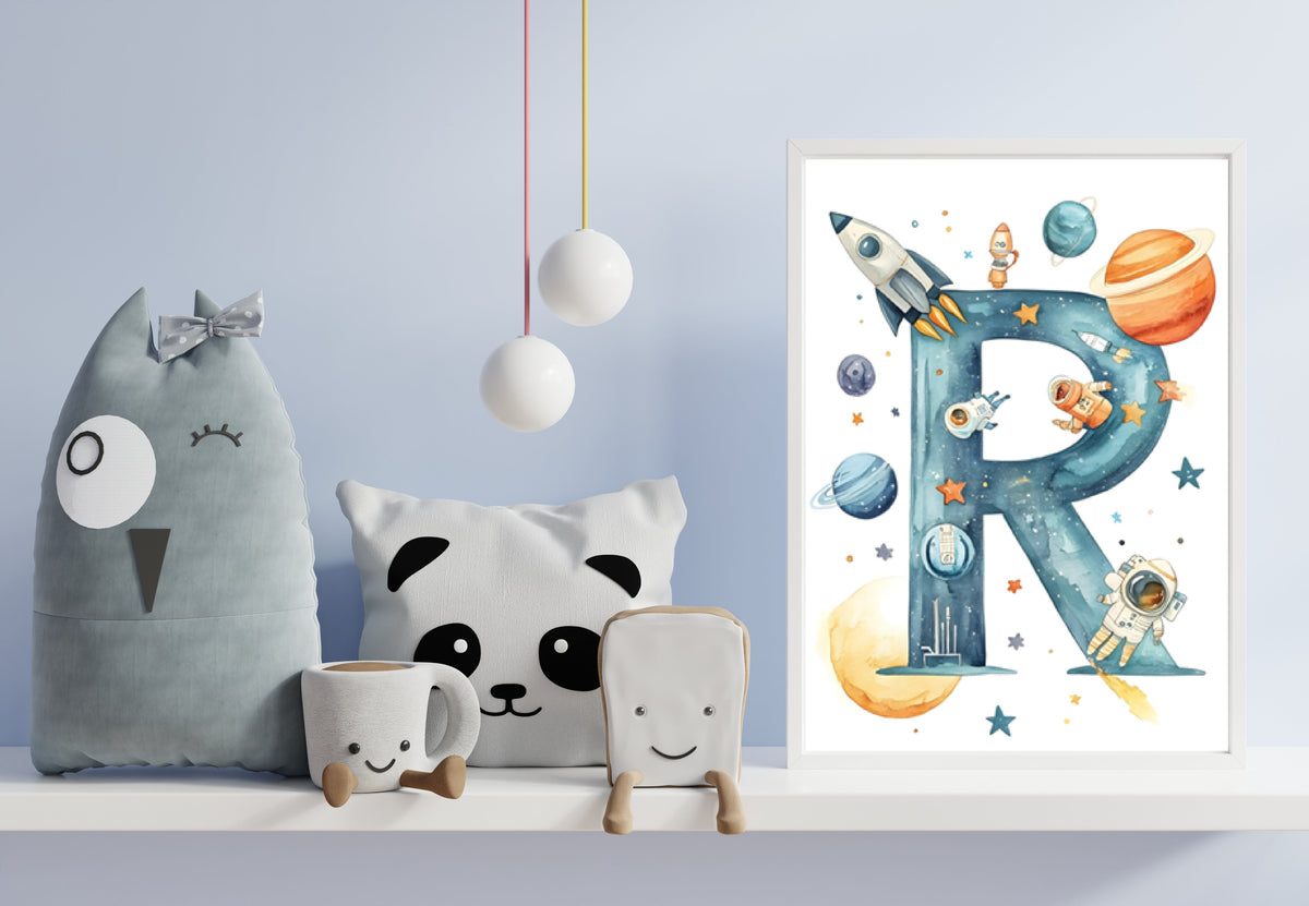 Space Alphabet - R