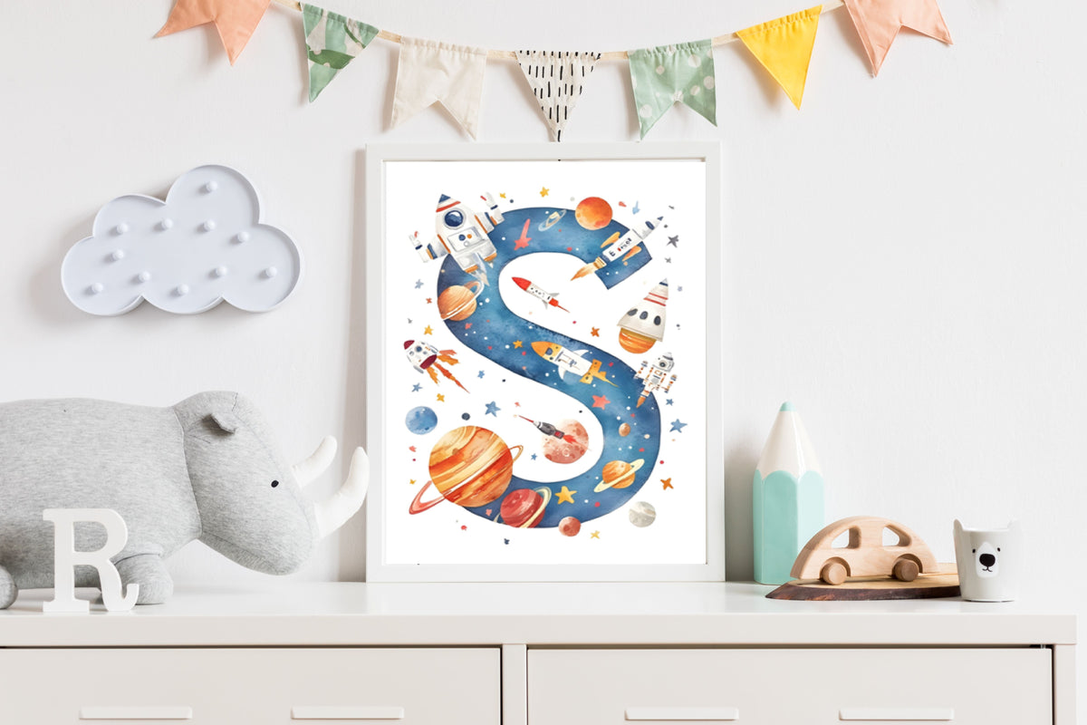 Space Alphabet - S