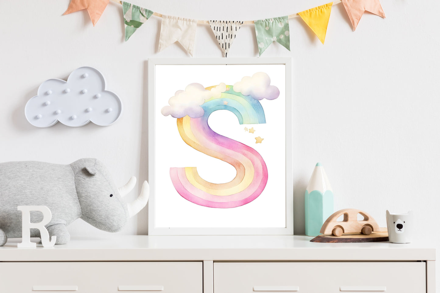 Rainbow Alphabet - S
