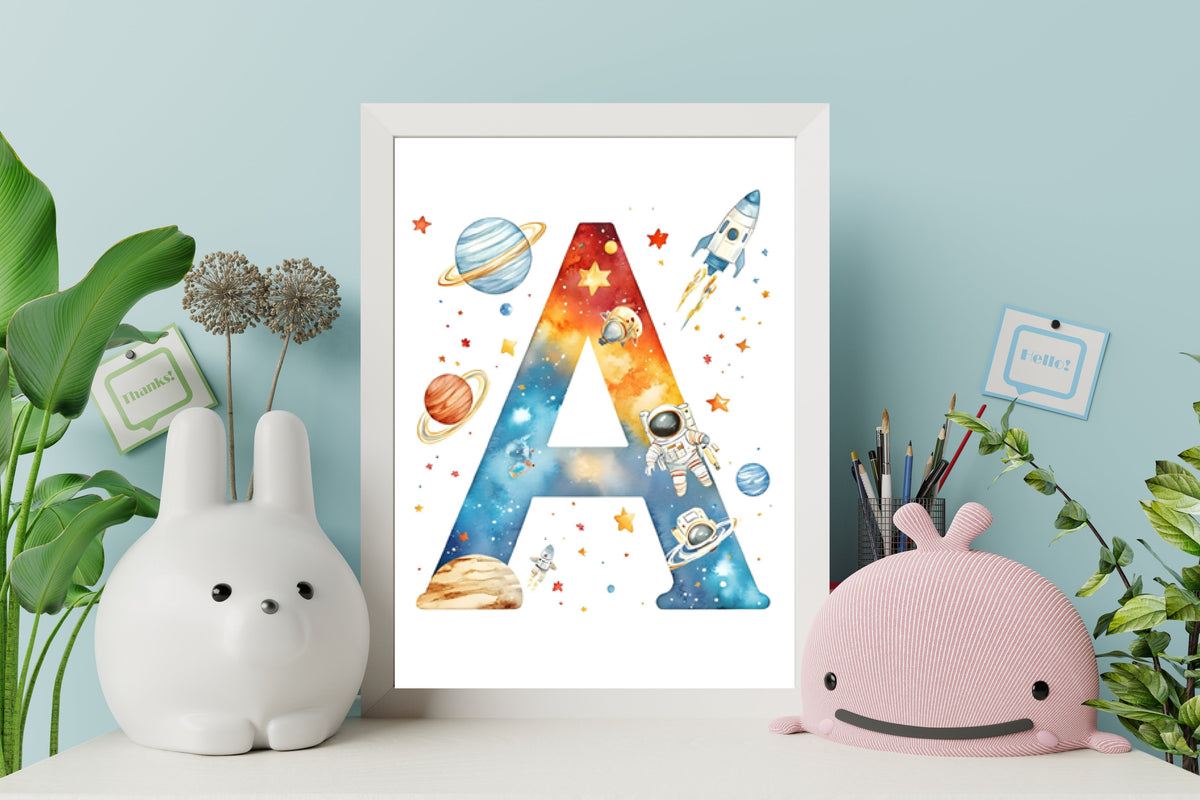 Space Alphabet - A