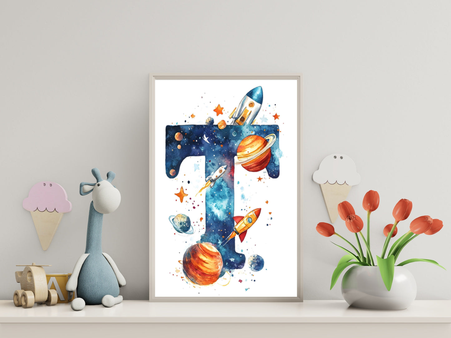 Space Alphabet - T