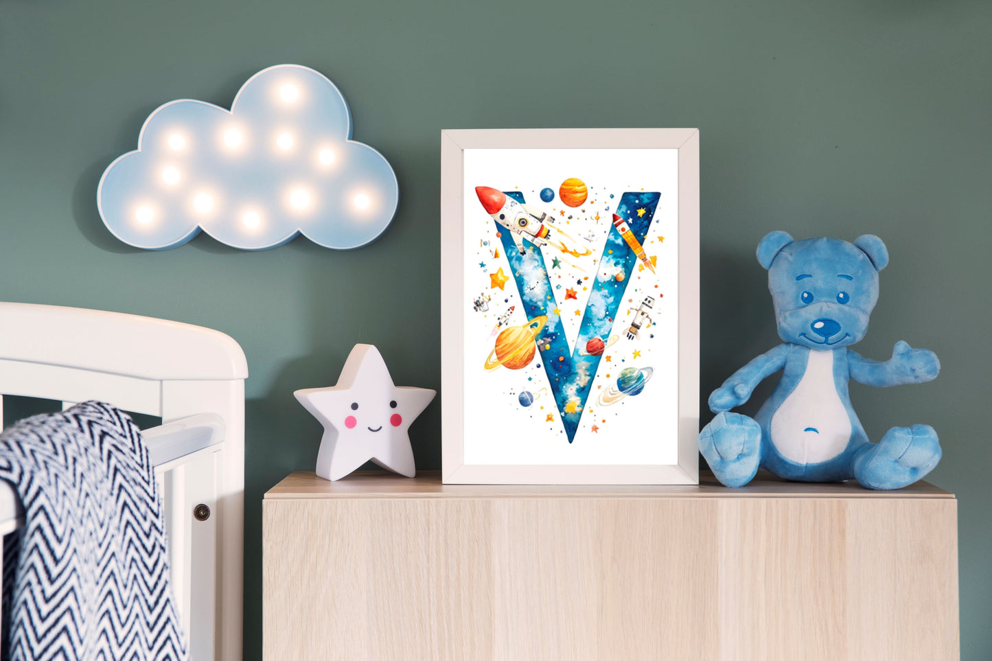 Space Alphabet - V