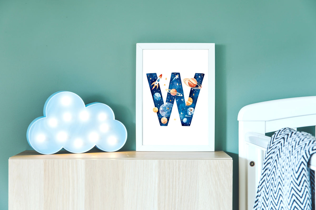 Space Alphabet - W