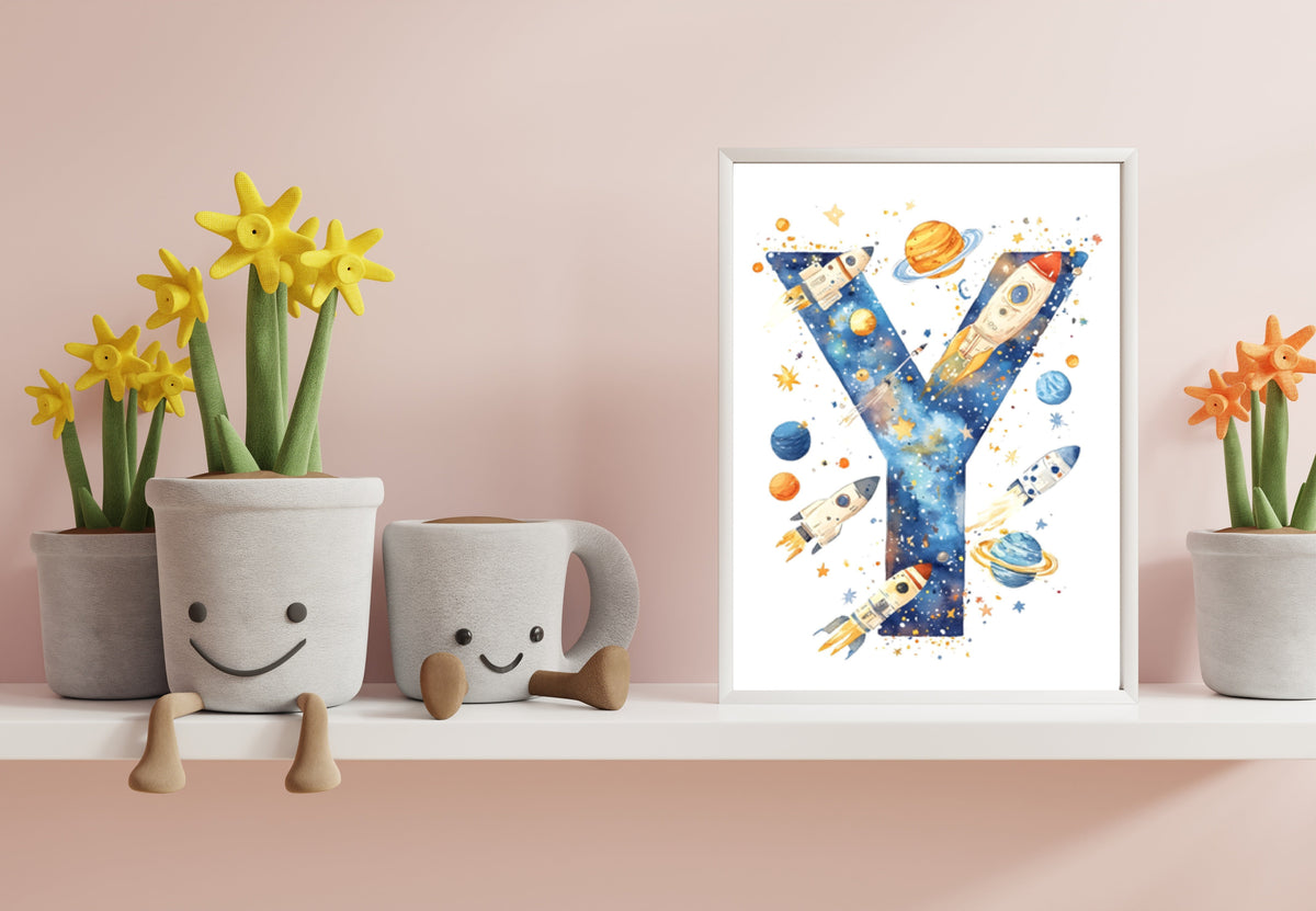 Space Alphabet - Y