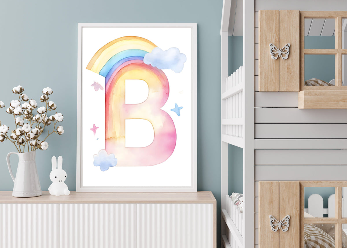 Rainbow Alphabet - B