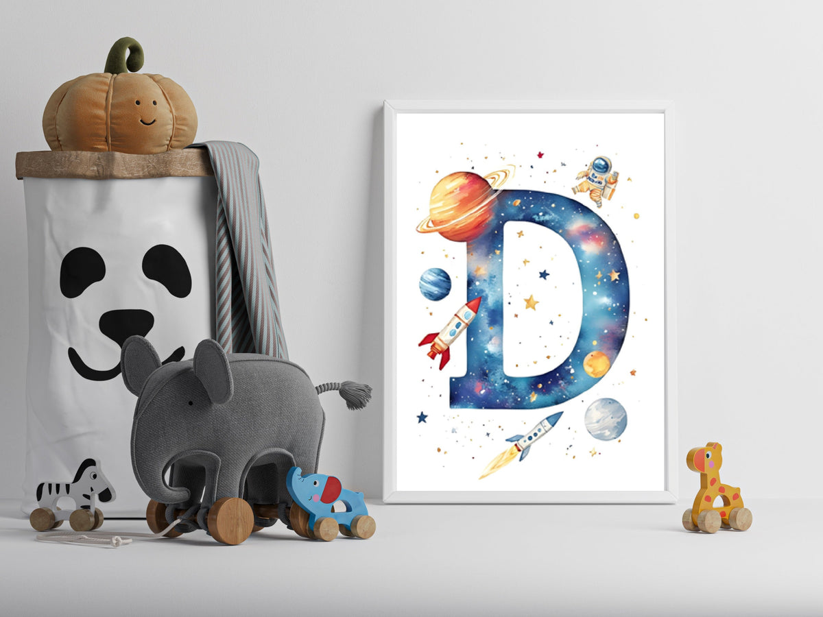 Space Alphabet - D