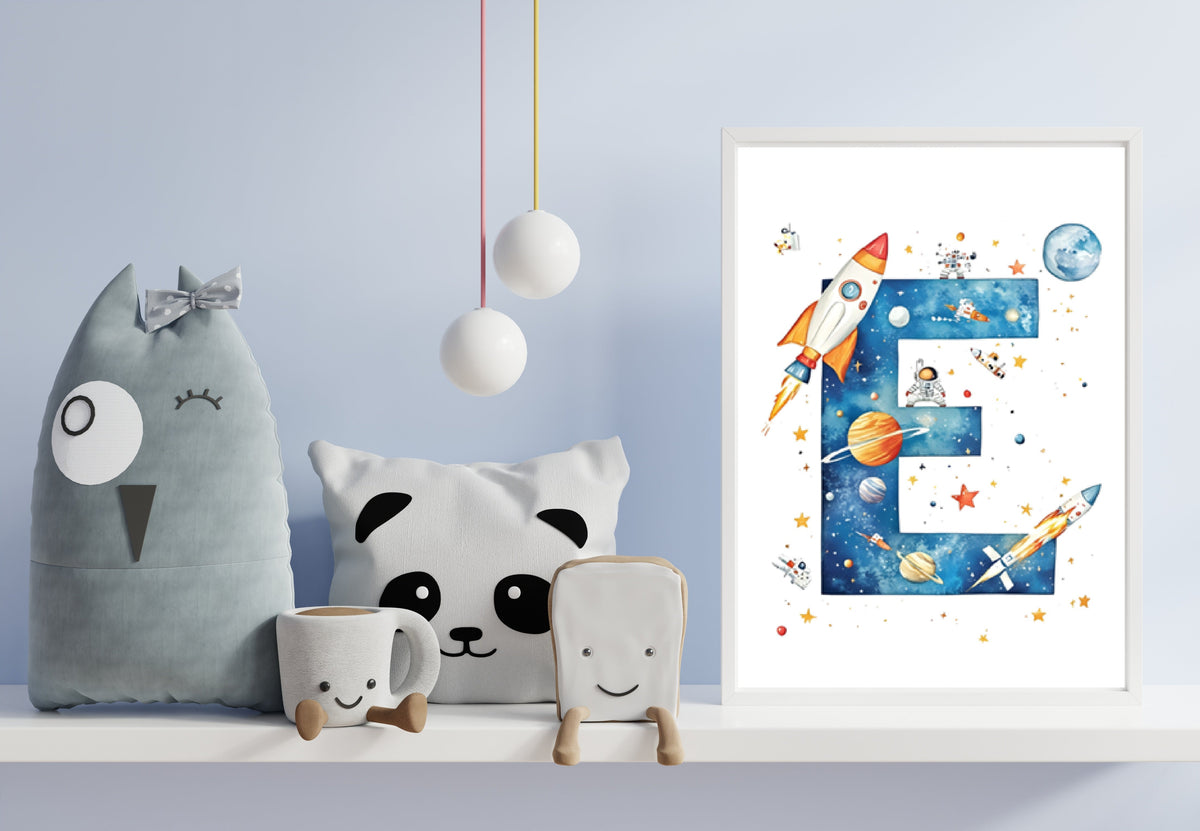 Space Alphabet - E