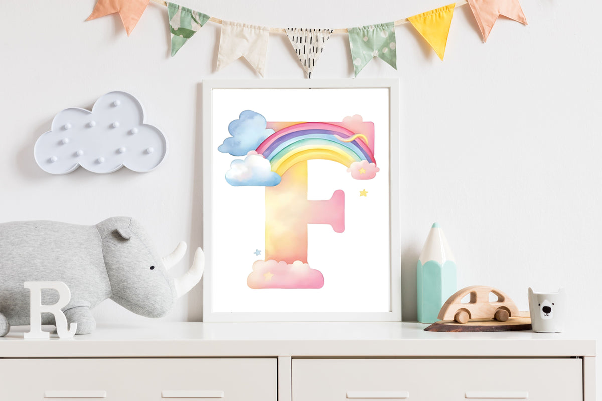 Rainbow Alphabet - F